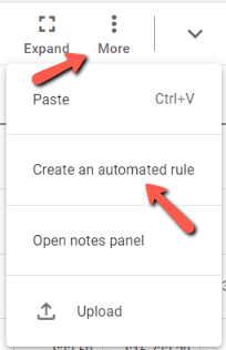 Automated rule