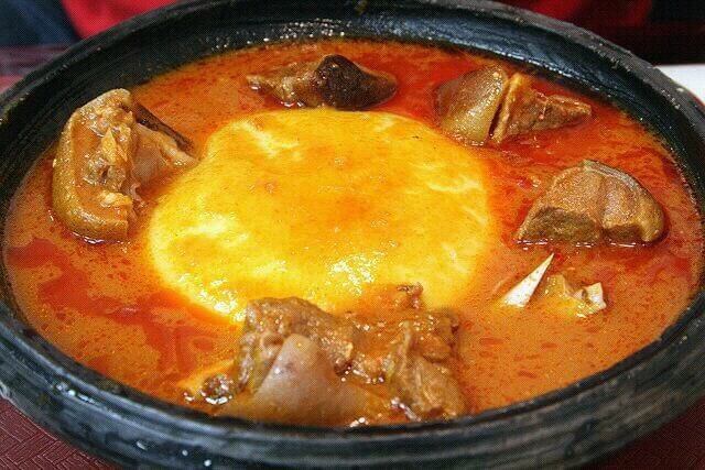 Fufu and soup