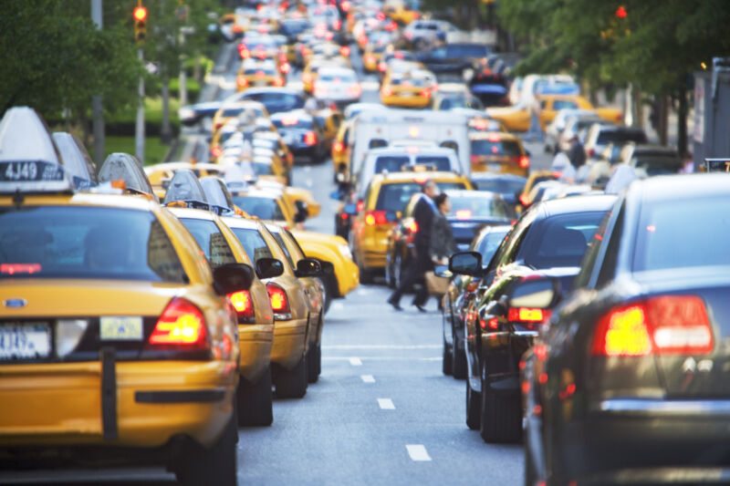 Traffic Along Park Avenue