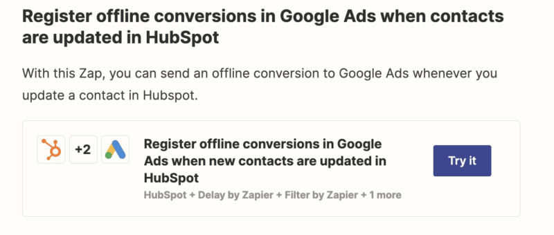 Zapier Offline Conversions In Google Ads 800x340