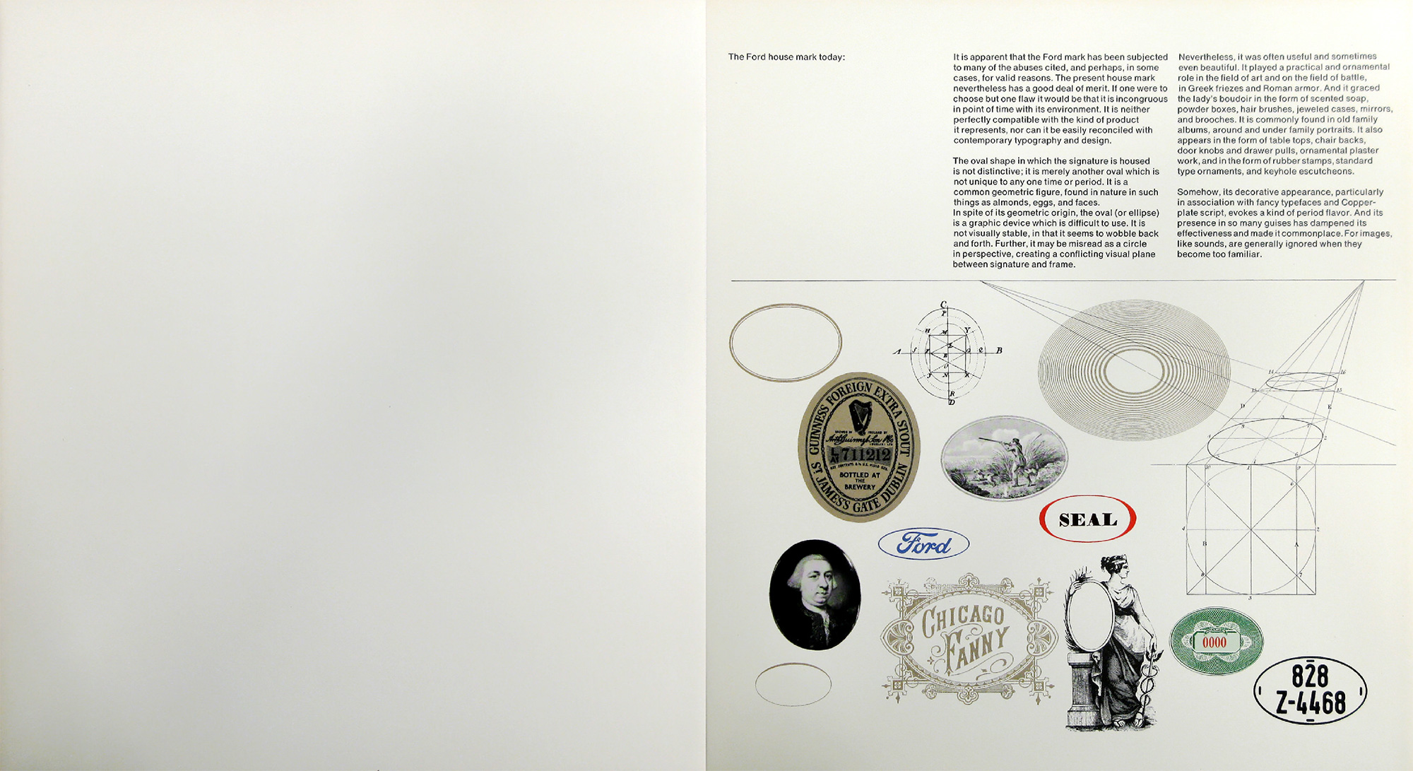 Ford logo presentation by Paul Rand