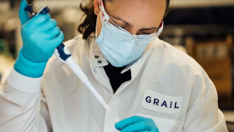 Worker in a lab