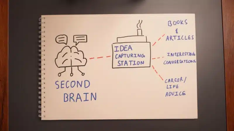 SEO Second Brain Idea Capturing 800x450