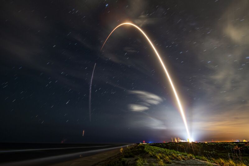 Falcon 9 launches 54 Starlink satellites from SLC-40 in Florida on Saturday. 