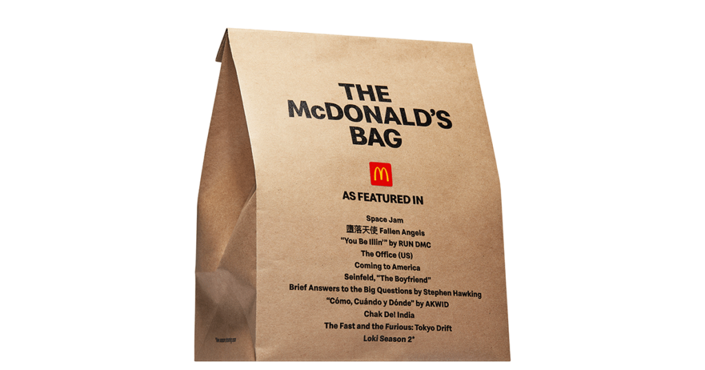 McDonald's As Featured In packaging