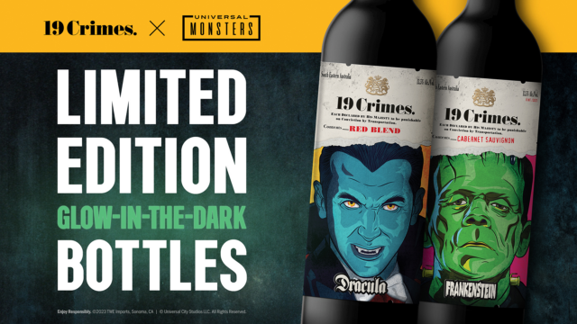 The limited-edition beverages feature two of Universal’s iconic monsters.