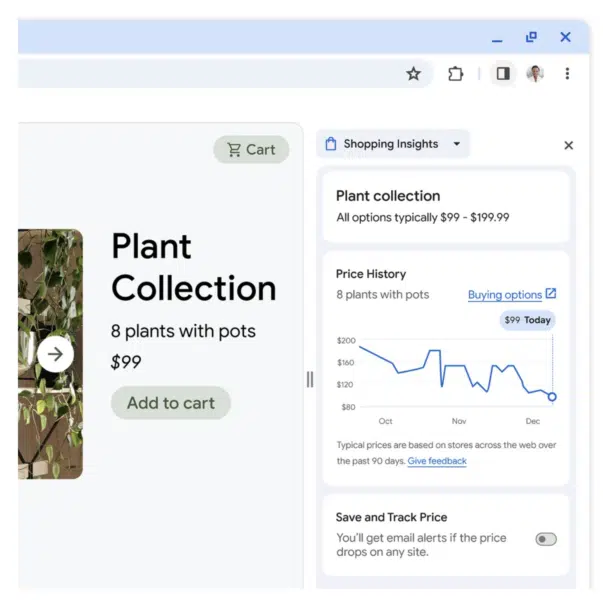 Price Insights In Chrome 603x600