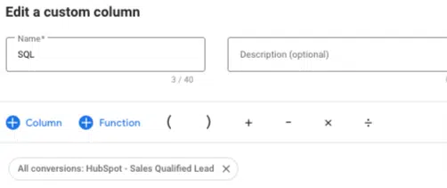 Google Ads - Custom Columns