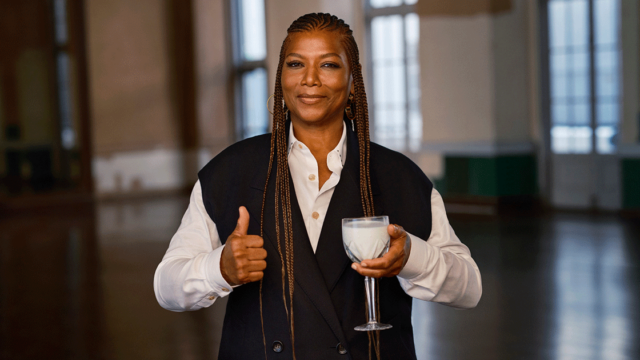 Queen Latifah stars in a comedic PSA from MilkPEP to combat 'milk shaming.' 