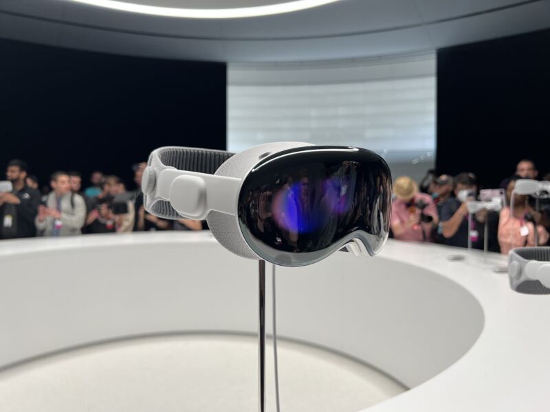 Apple's Vision Pro headset.