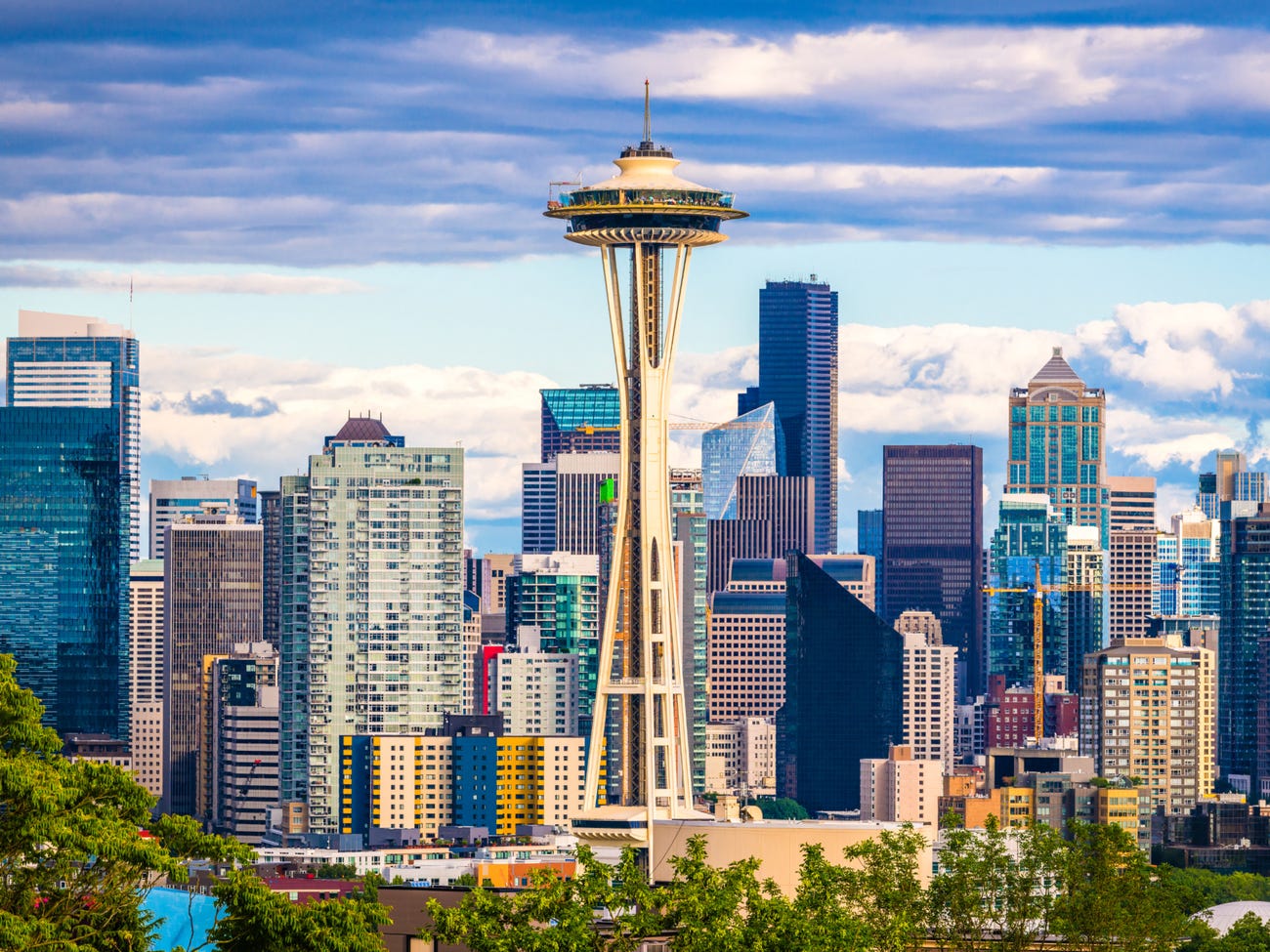 Seattle, Washington downtown skyline.