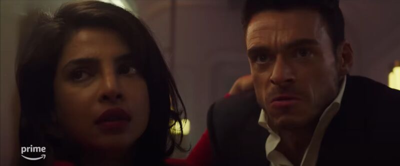 Priyanka CHopra (left) and Richard Madden (right) in the AMazon Prime Video original series Citadel.