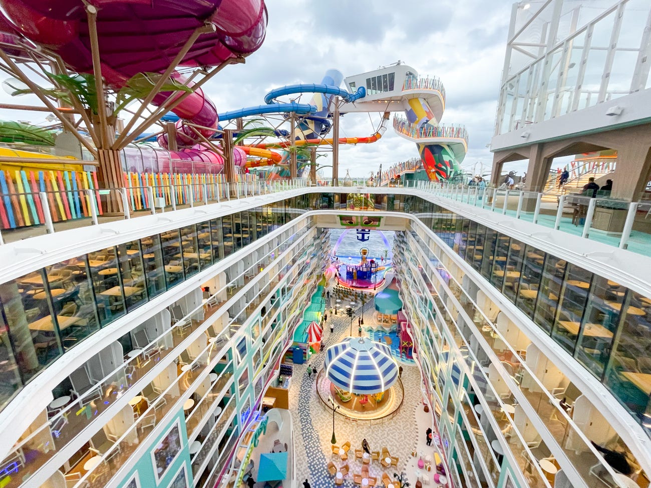 Icon of the Seas' outdoor decks