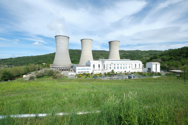 The Lardarello plant in the Tuscany region of Italy was the first geothermal power plant in the world. It was completed in 1913.