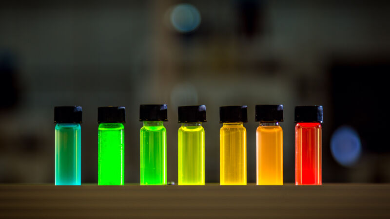 Viles of quantum dots