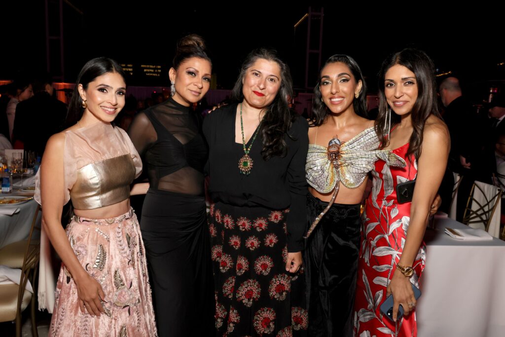 From left, Payal Kadakia, Anjula Acharia, Sharmeen Obaid-Chinoy, Rupi Kaur and guest.