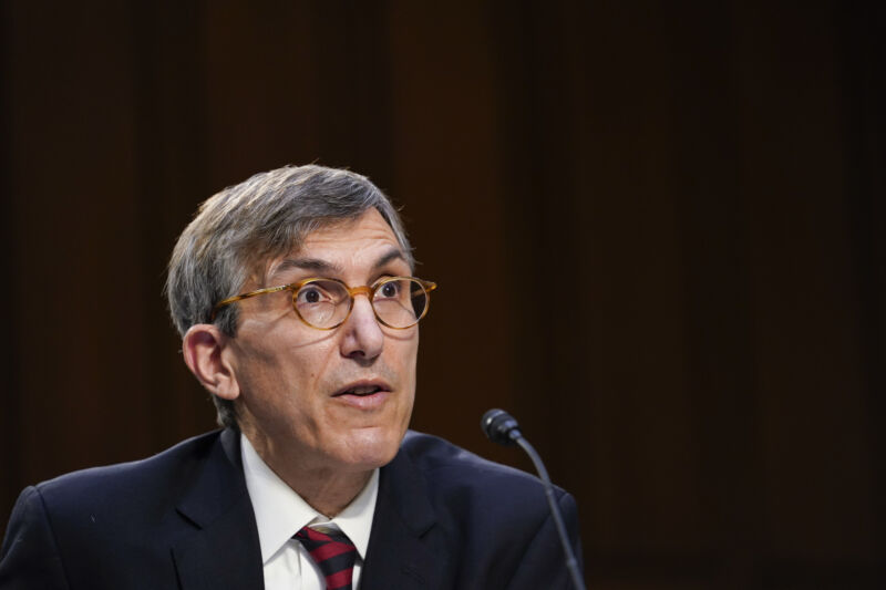 Dr. Peter Marks, Director of the Center for Biologics Evaluation and Research within the Food and Drug Administration on March 18, 2021 in Washington, DC. 