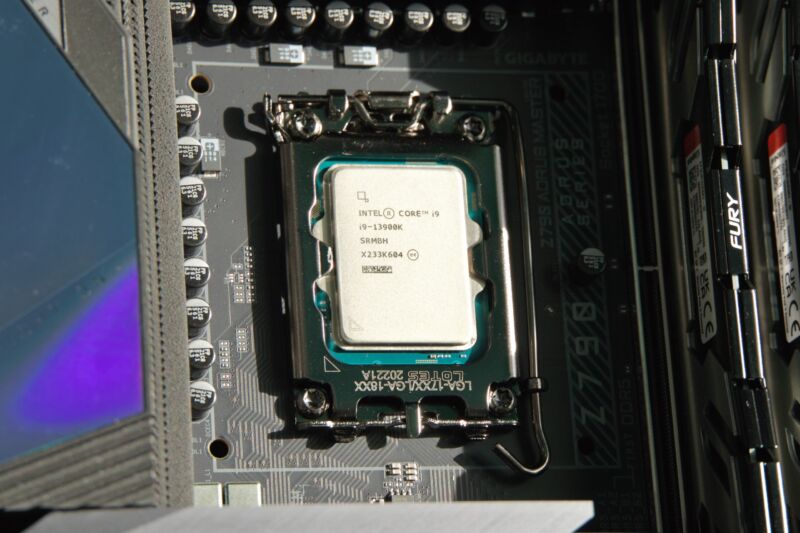 Intel's Core i9-13900K.