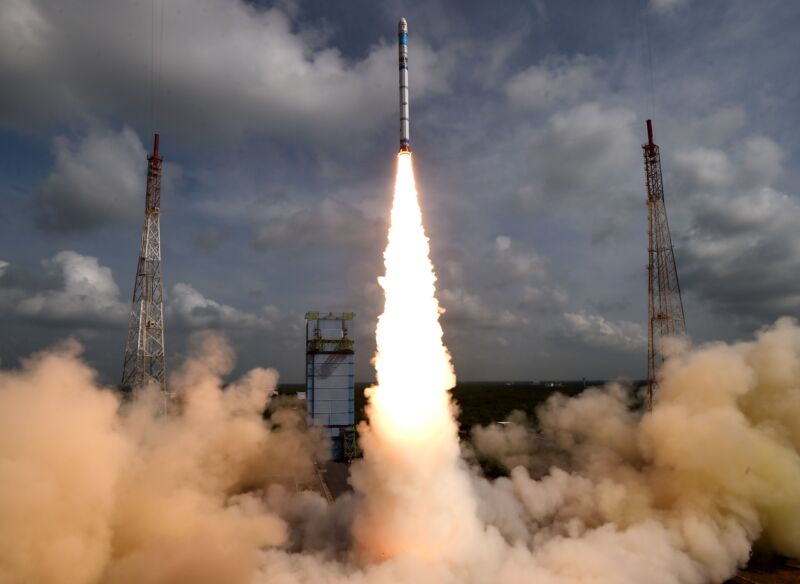 India's Small Satellite Launch Vehicle launched for the third time this week.