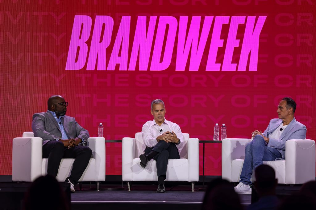 Three executives at Brandweek.