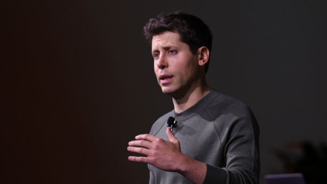 OpenAI CEO Sam Altman speaks during the OpenAI DevDay event on November 6, 2023, in San Francisco.