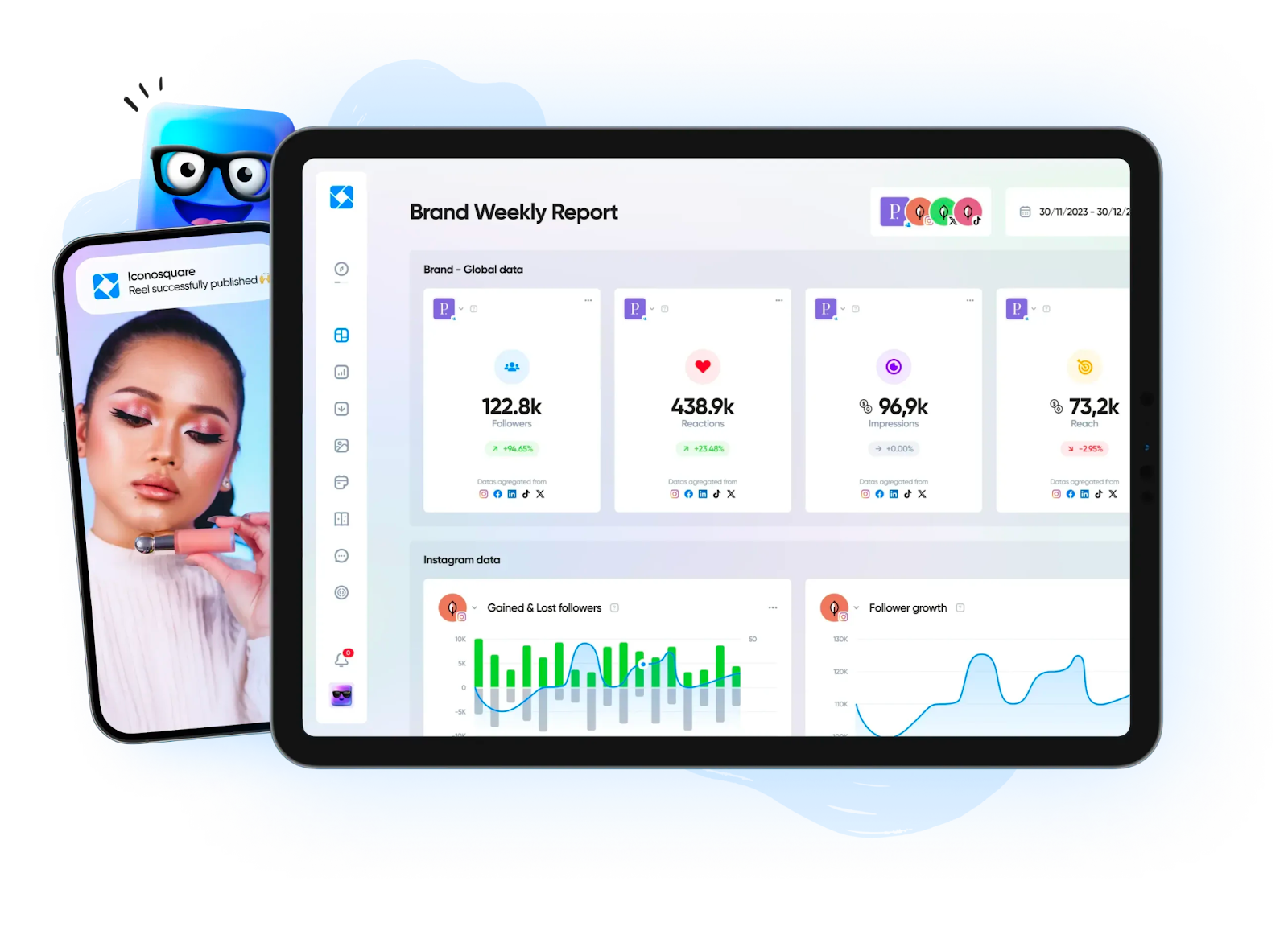 Iconosquare social media analytics tools