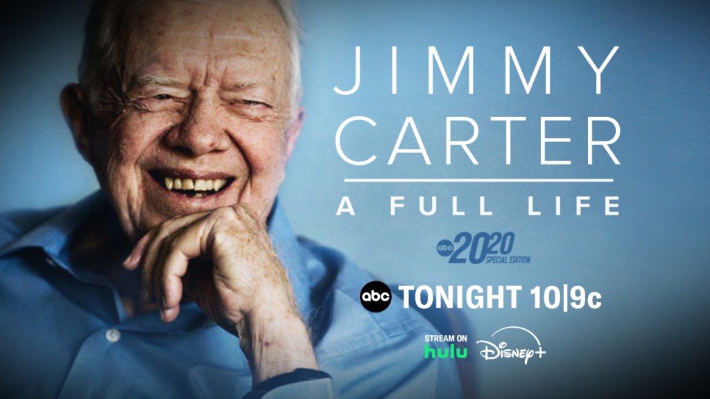 Flyer image of ABC News' 20/20 special on the passing of Pres. Jimmy Carter