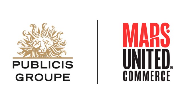 Logos of Publicis Groupe and Mars United Commerce