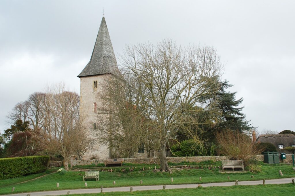 Holy Trinity Church, Bosham, looking east.