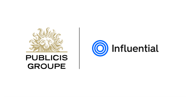 Publicis Groupe and Influential logos