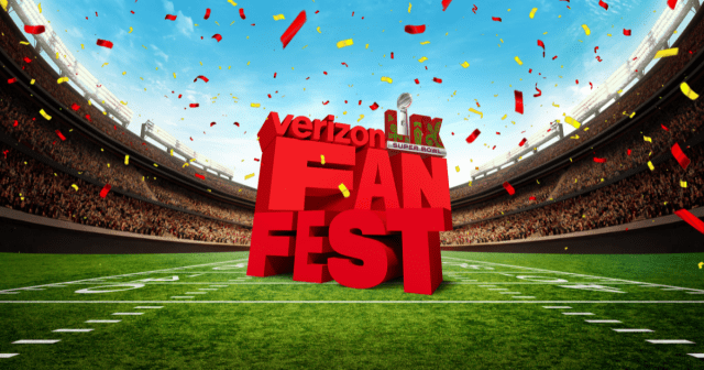 Verizon Super Bowl 59 FanFest brings entertainers, chefs, and former players to all 30 NFL stadiums on Feb. 9.